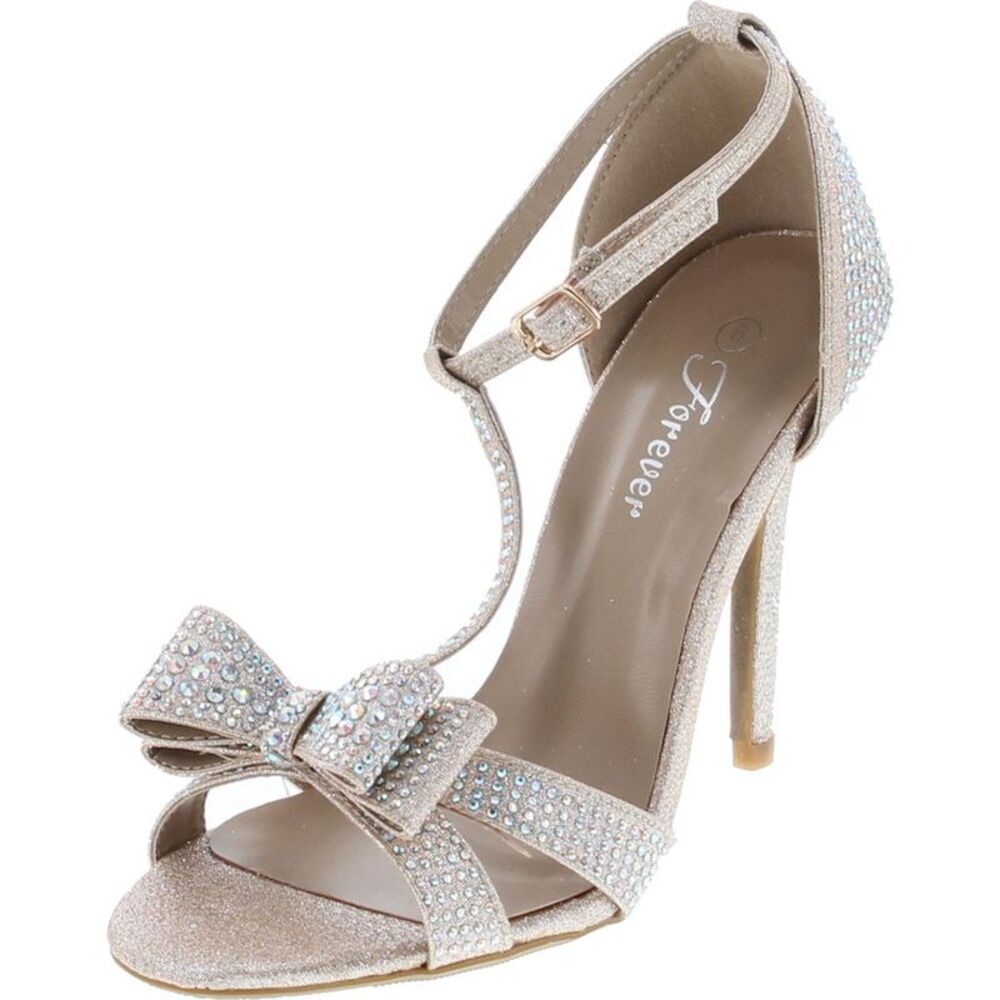 Forever Link Alina-64 Champagne Womens sandals 7 NEW